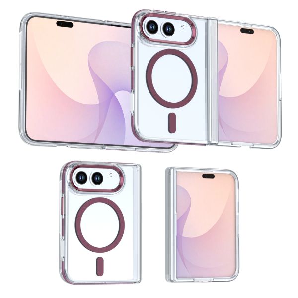 Dual-color, vibrant, transparent, magnetic attraction